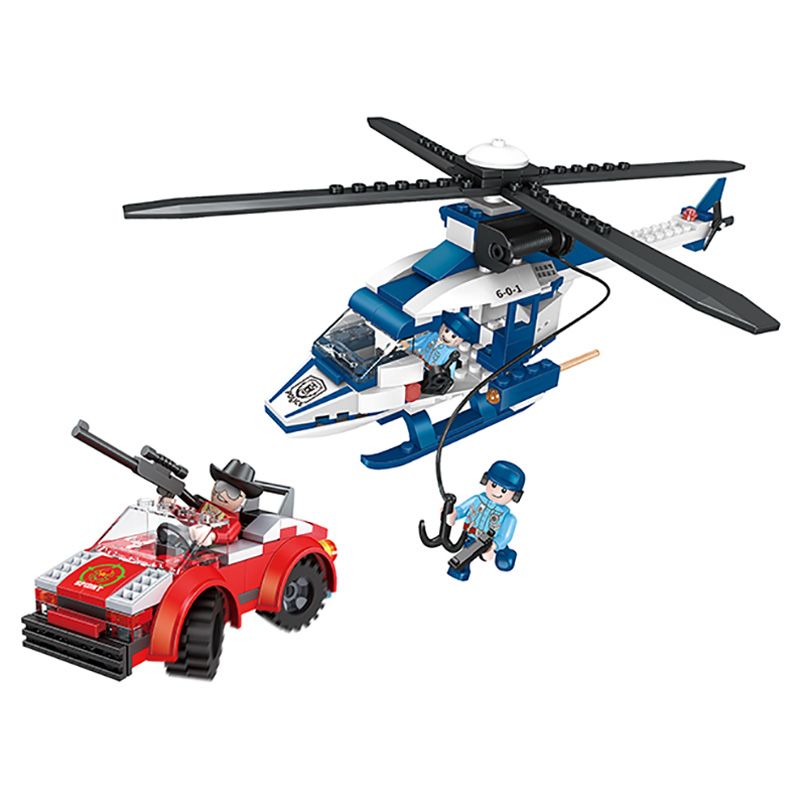 Cogo - Police Pursuit Building Blocks - 229pcs