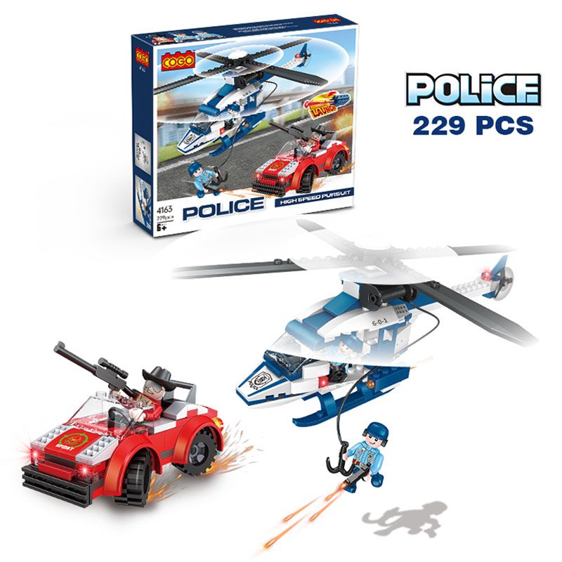 Cogo - Police Pursuit Building Blocks - 229pcs