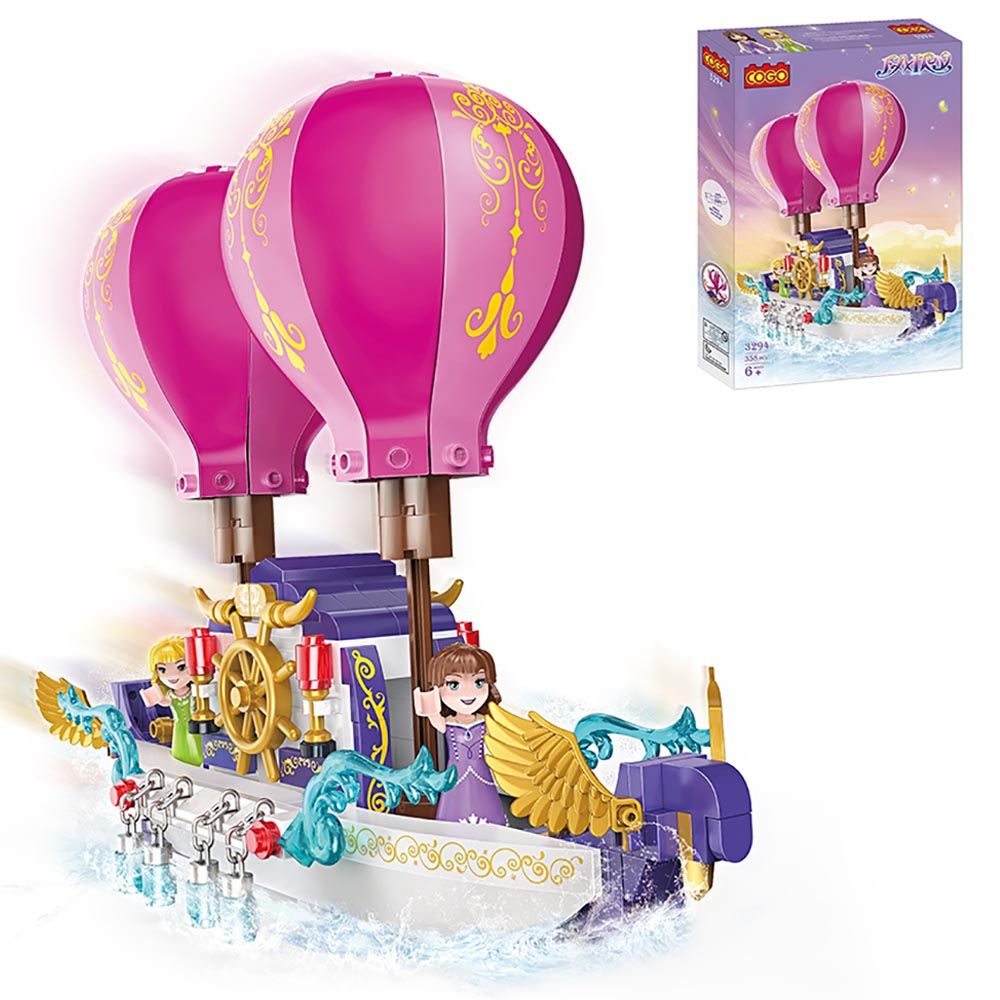 Cogo - Princess Ship Building Blocks - 358pcs