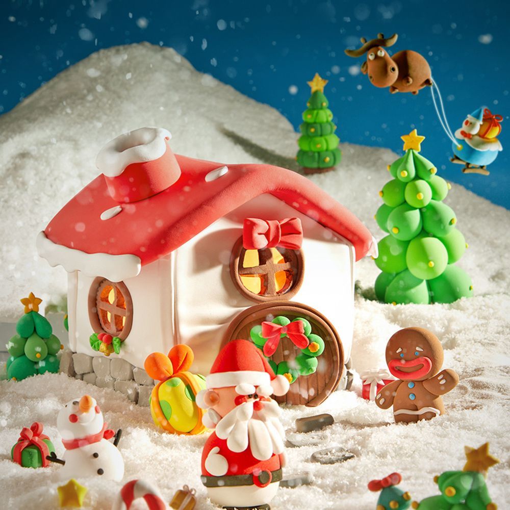 Mideer - Borax Free Modelling Clay - Christmas Edition