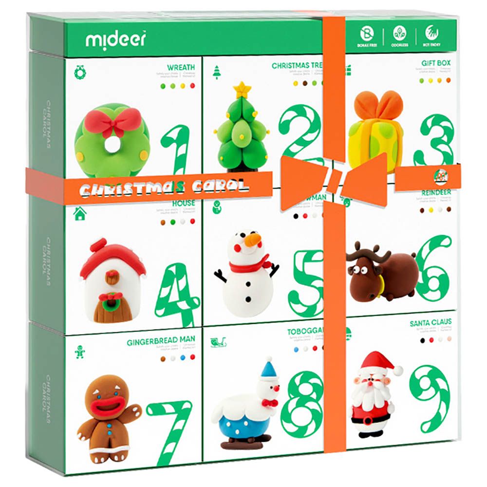 Mideer - Borax Free Modelling Clay - Christmas Edition