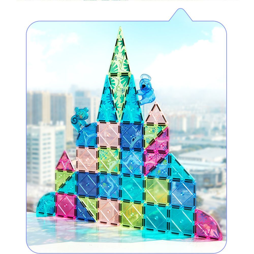 Mideer - Colorful Magnetic Tiles 40 pcs