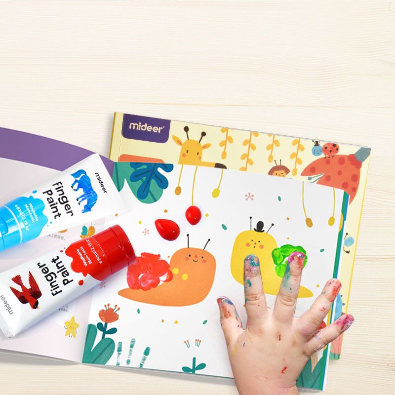 Mideer - Finger Paint Art Book