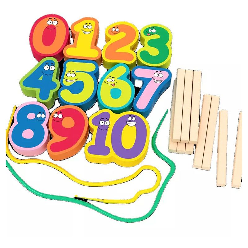 A Cool Toy - Lacing Beads - Numbers