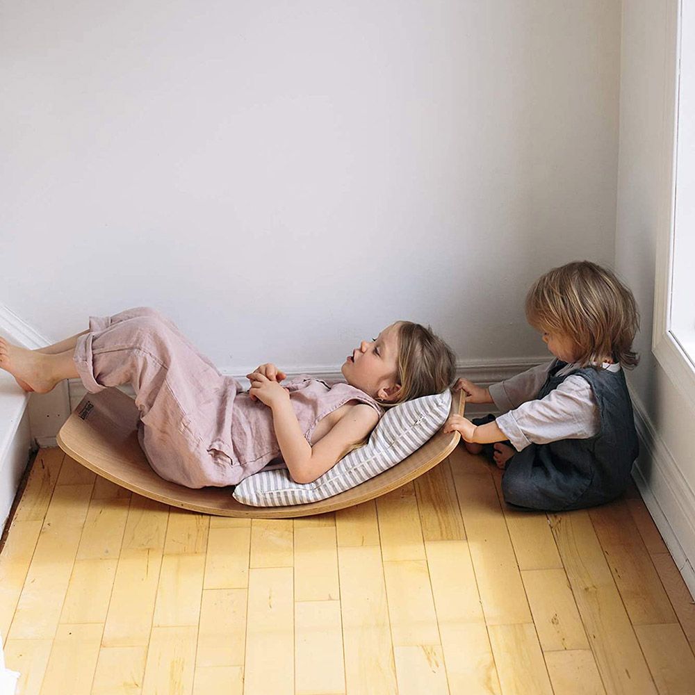 Lovely Baby - Wooden Balance Board - Dark Pink