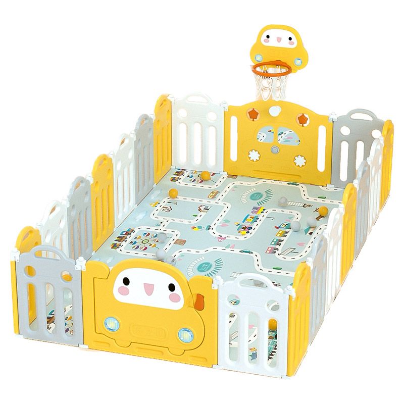 Lovely Baby - Kids Playpen - w/ Basketball Hoop - 20 pcs