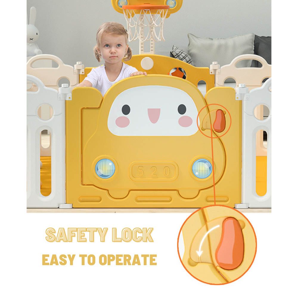 Lovely Baby - Kids Playpen - w/ Basketball Hoop - 20 pcs