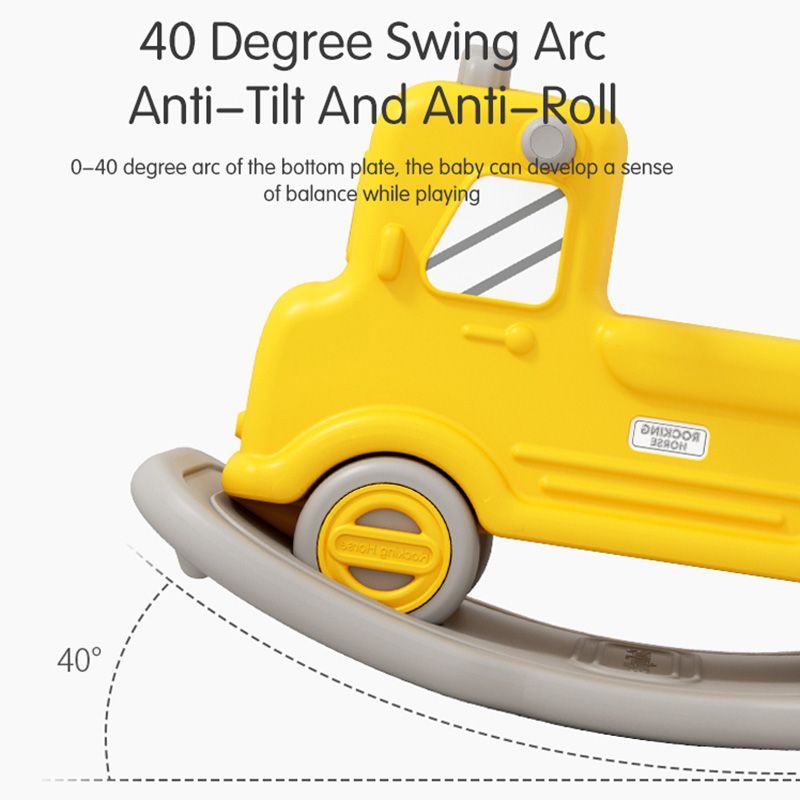 Lovely Baby - 2-In-1 Rocking Truck & Ride On - Yellow