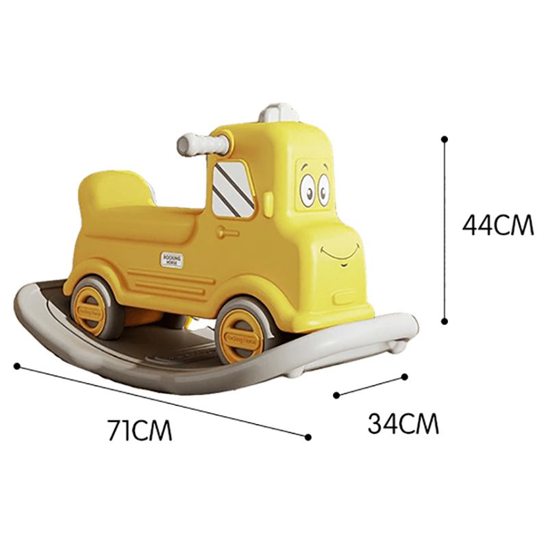 Lovely Baby - 2-In-1 Rocking Truck & Ride On - Yellow