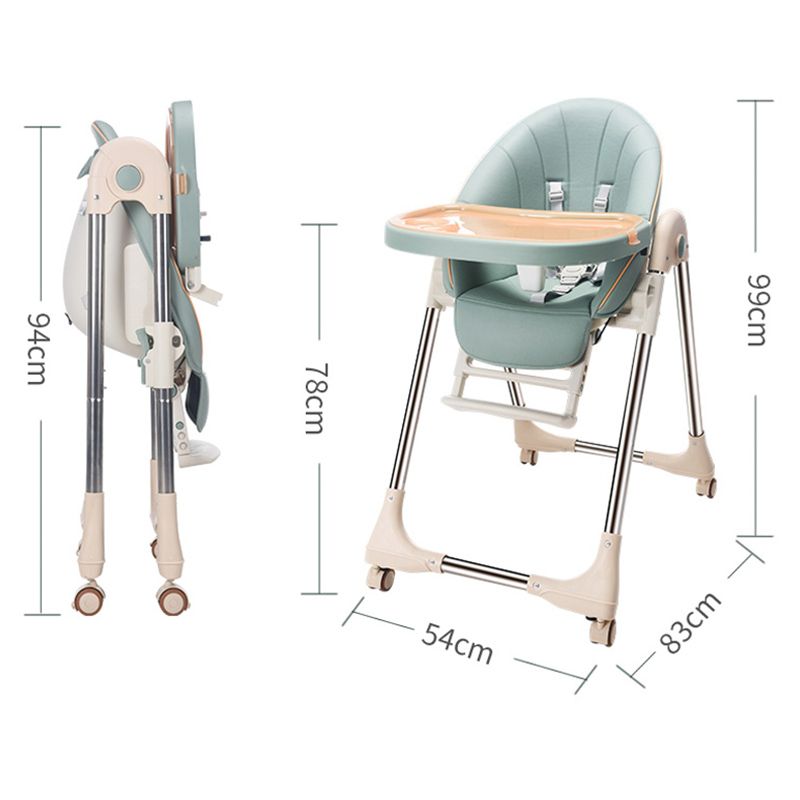 Lovely Baby - Foldable High Chair - Sage Green