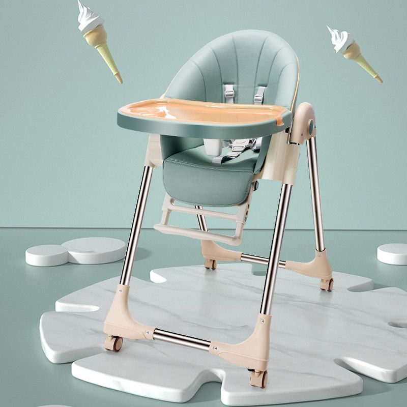 Lovely Baby - Foldable High Chair - Sage Green