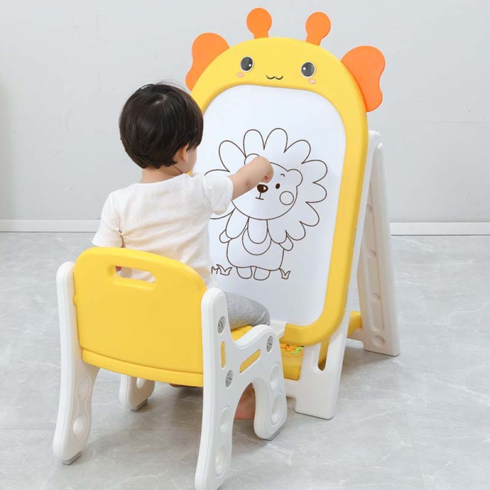 Lovely Baby - Drawing Board & Chair - Yellow