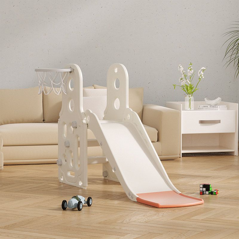 Lovely Baby - Slide w/ Basketball Hoop - White