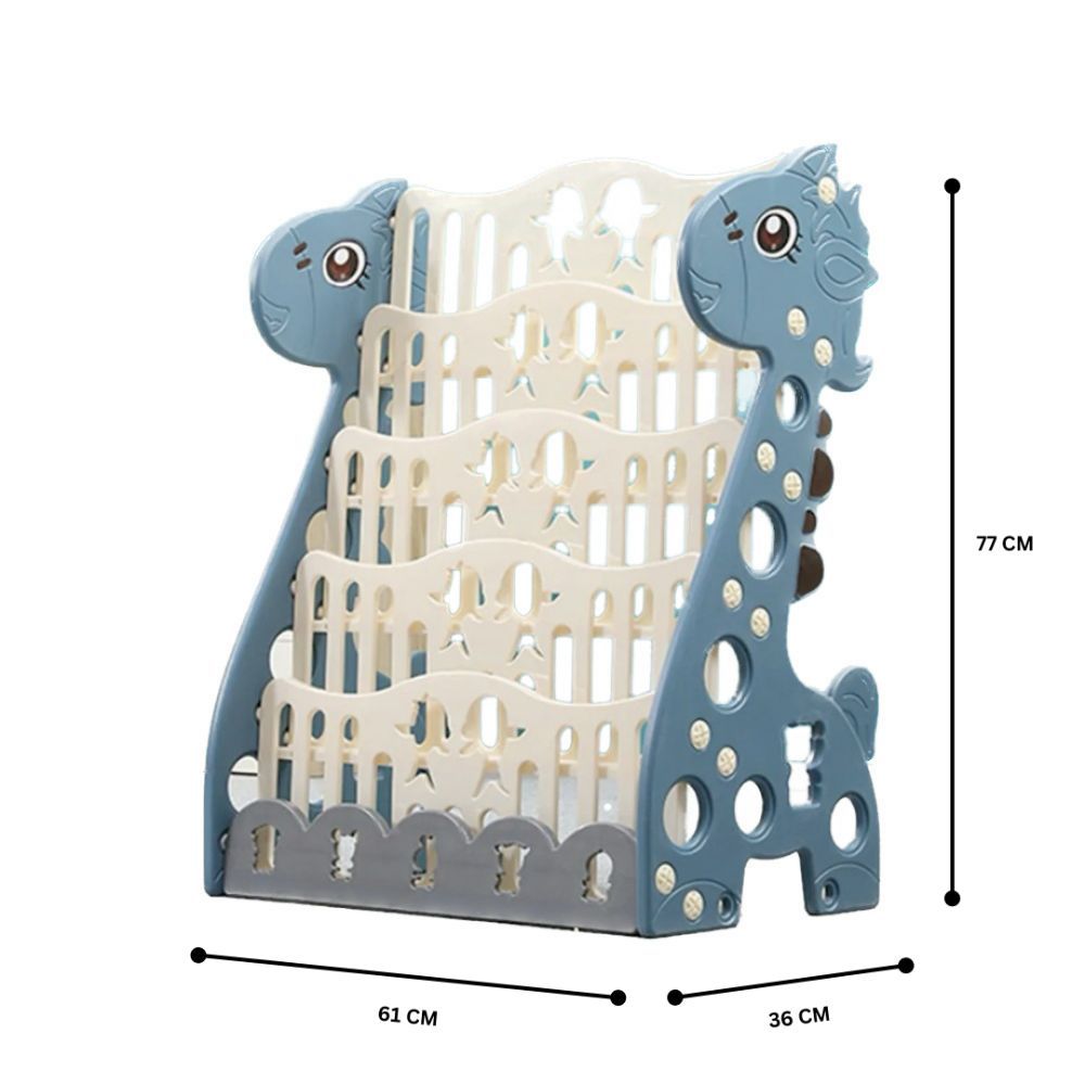 Lovely Baby - Giraffe Bookshelf - Blue