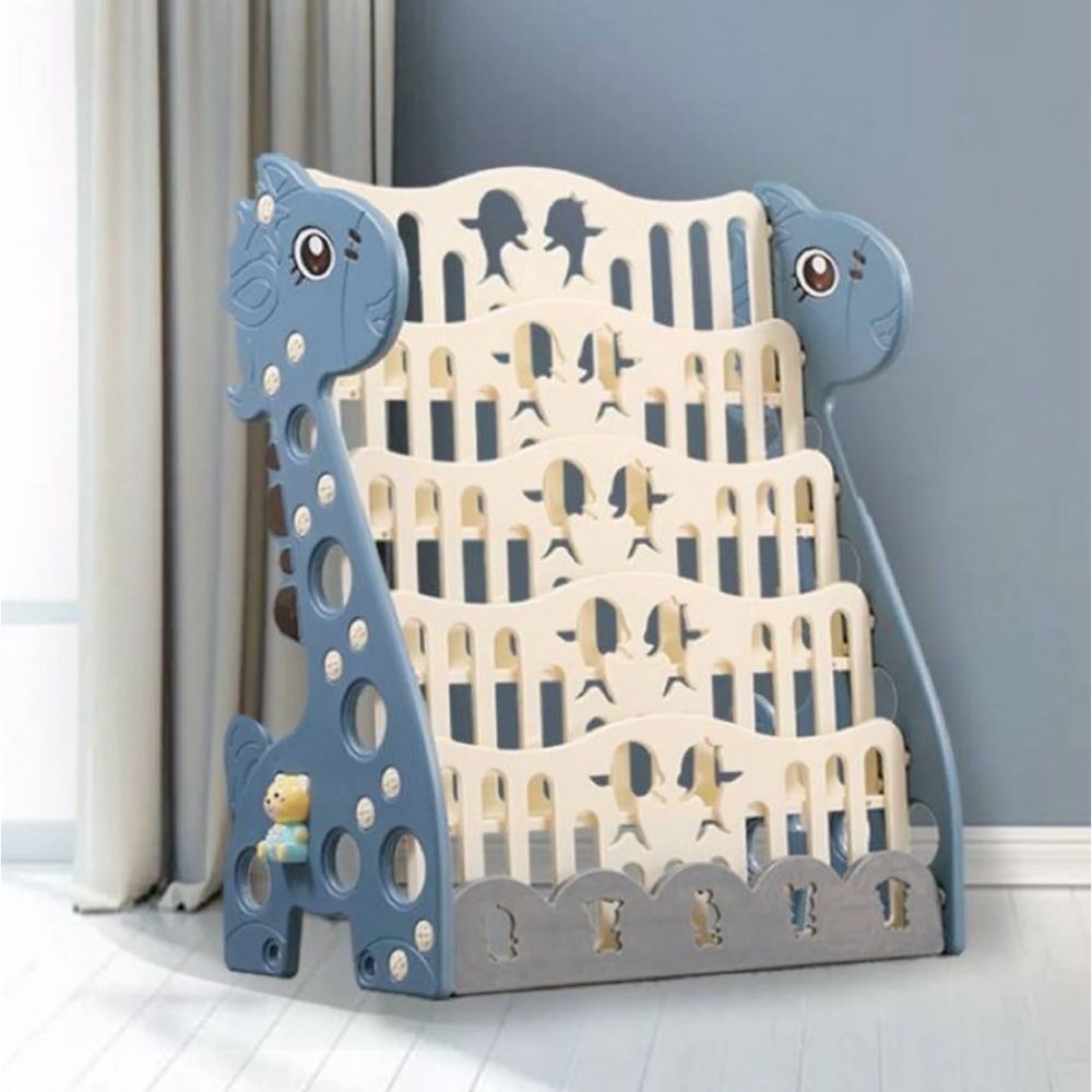 Lovely Baby - Giraffe Bookshelf - Blue