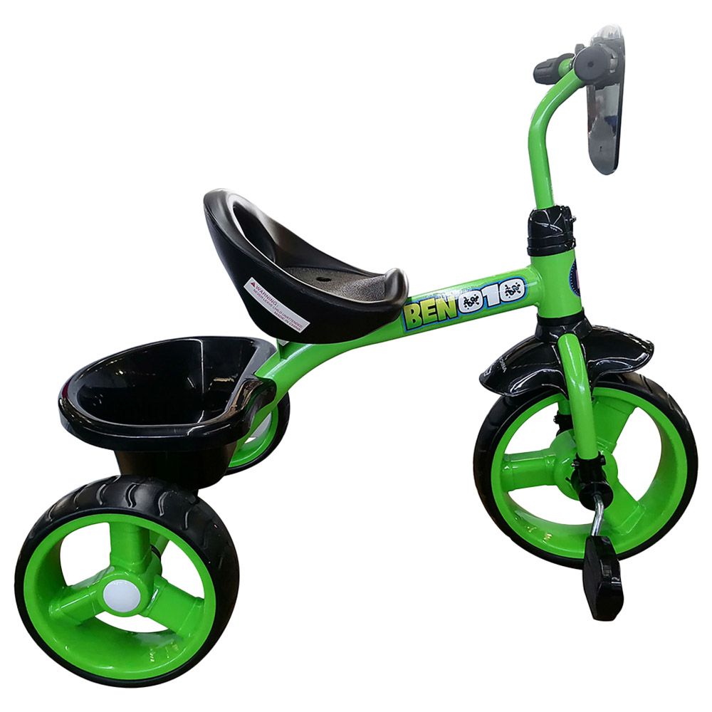 Lovely Baby - Printed Ben 10 Tricycle - Green