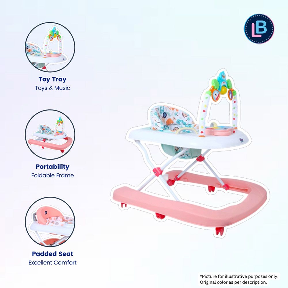 Lovely Baby - Baby Activity Walker - Pink