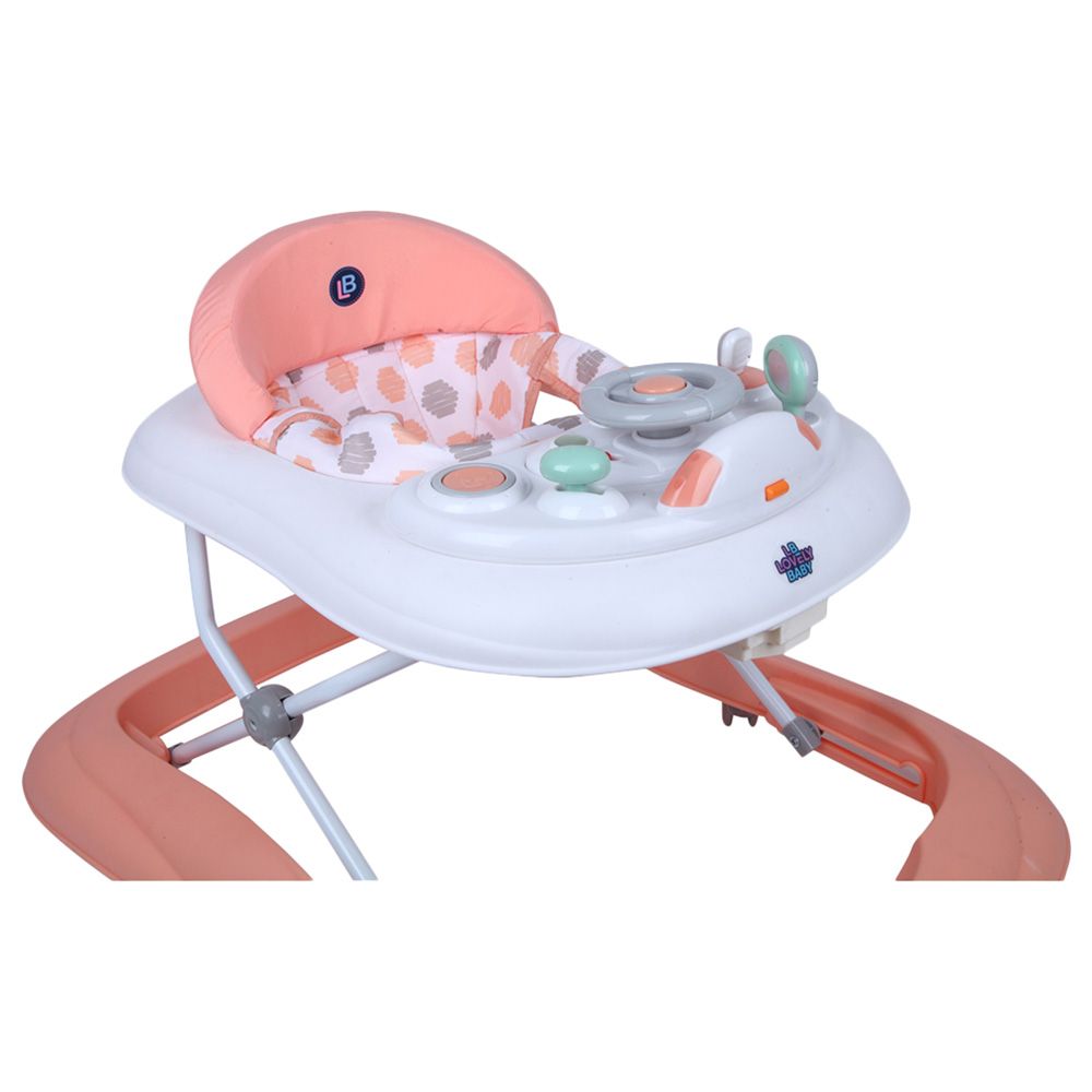 Lovely Baby - Baby Activity Walker - Peach