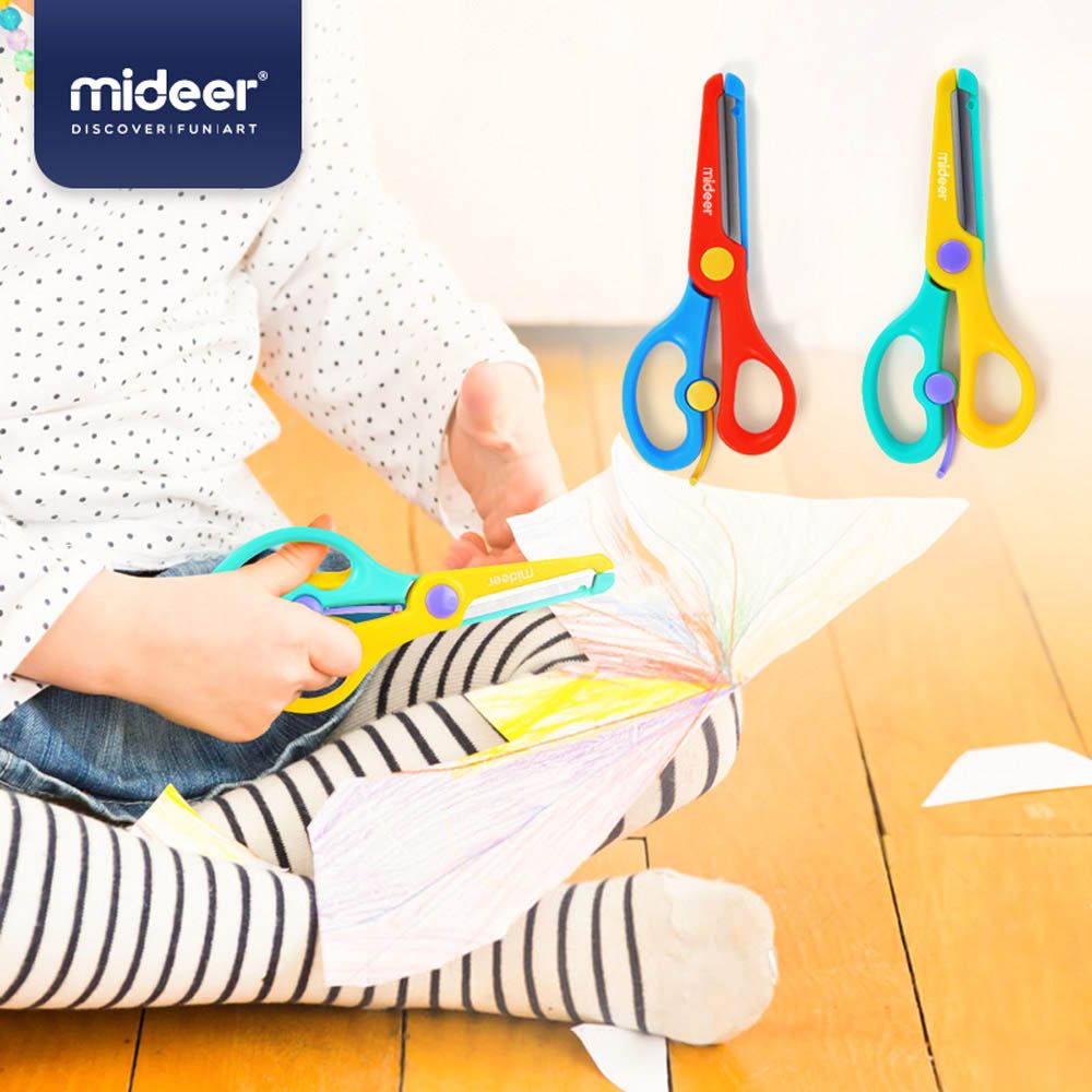 Mideer - Kids Safety Scissors - Yellow