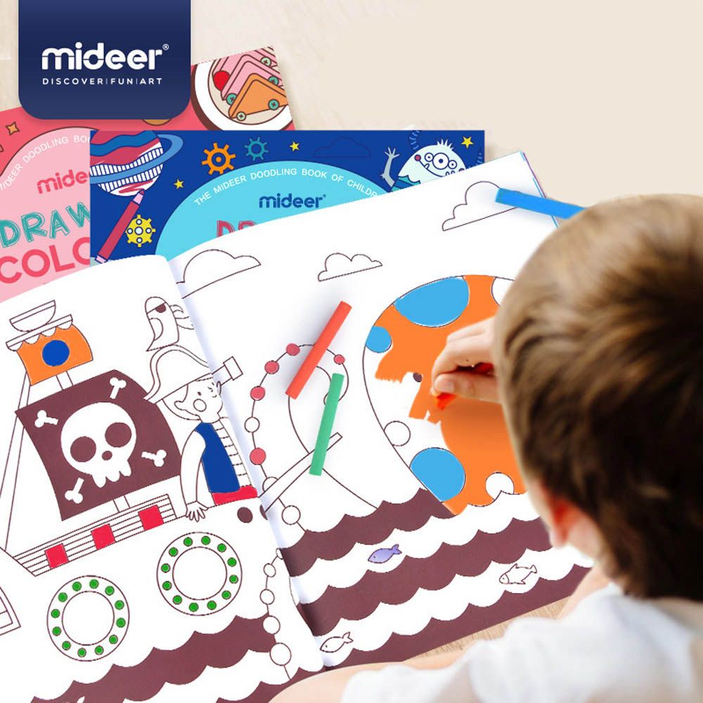 Mideer - Colouring Book - Blue