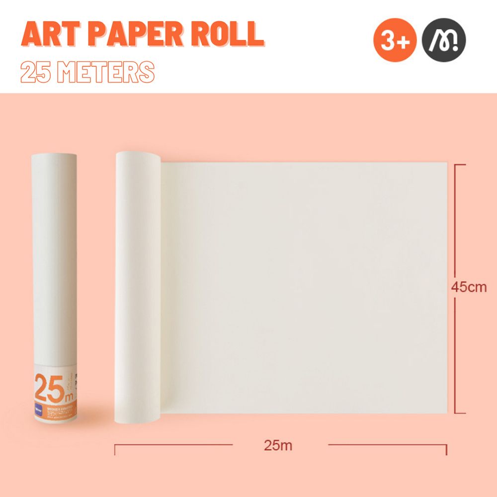 Mideer - Art Paper Roll - 25m x 45cm