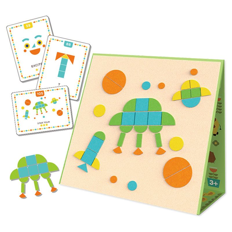 Mideer - Geometric Felt Puzzle