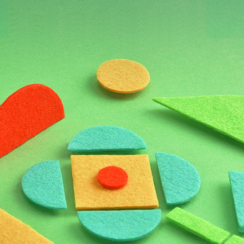 Mideer - Geometric Felt Puzzle