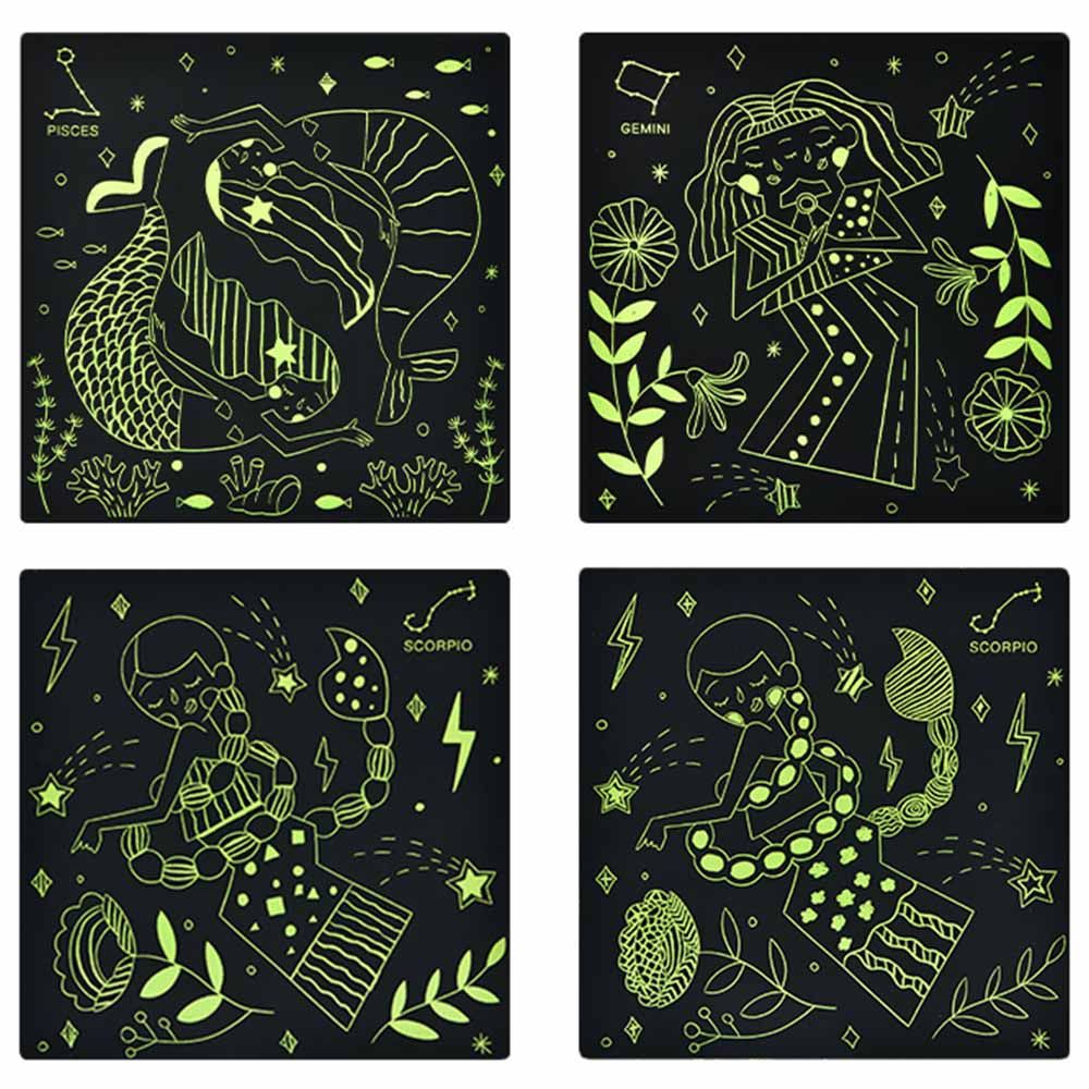 Mideer - Luminous Scratch Art Kit