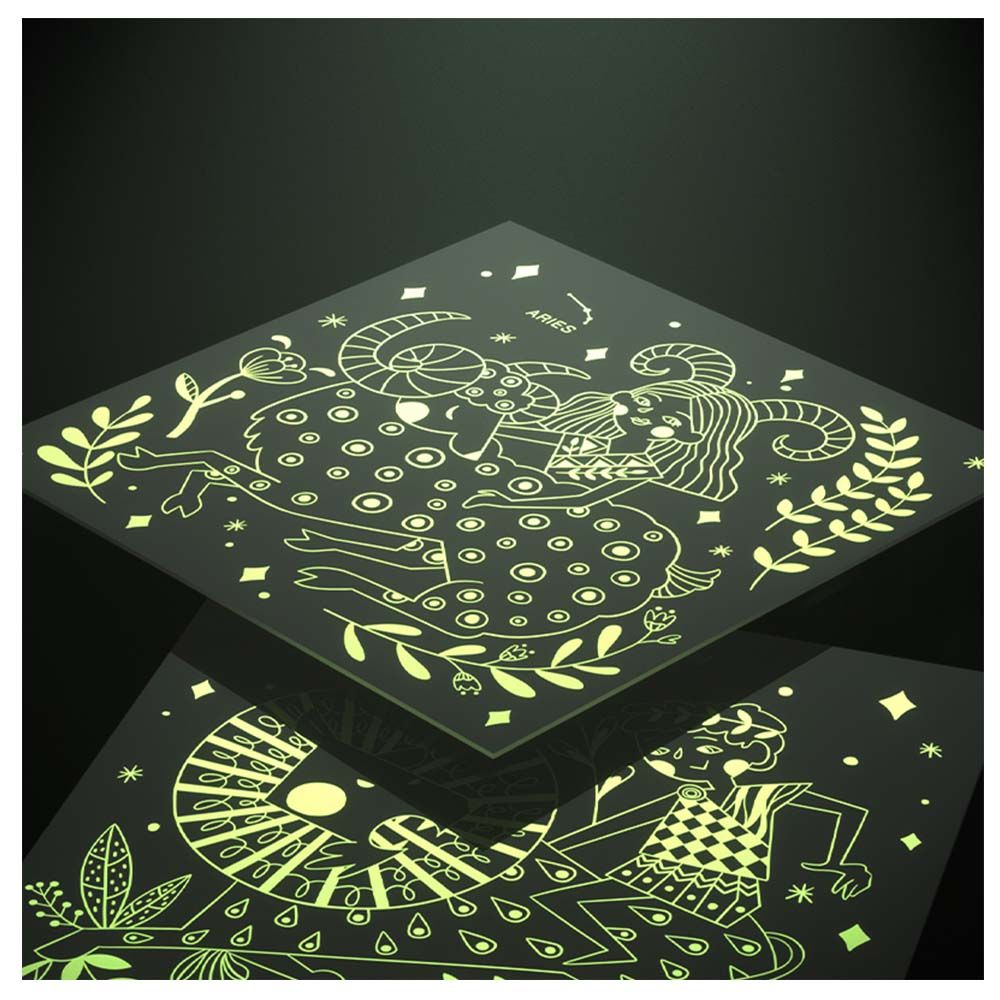 Mideer - Luminous Scratch Art Kit