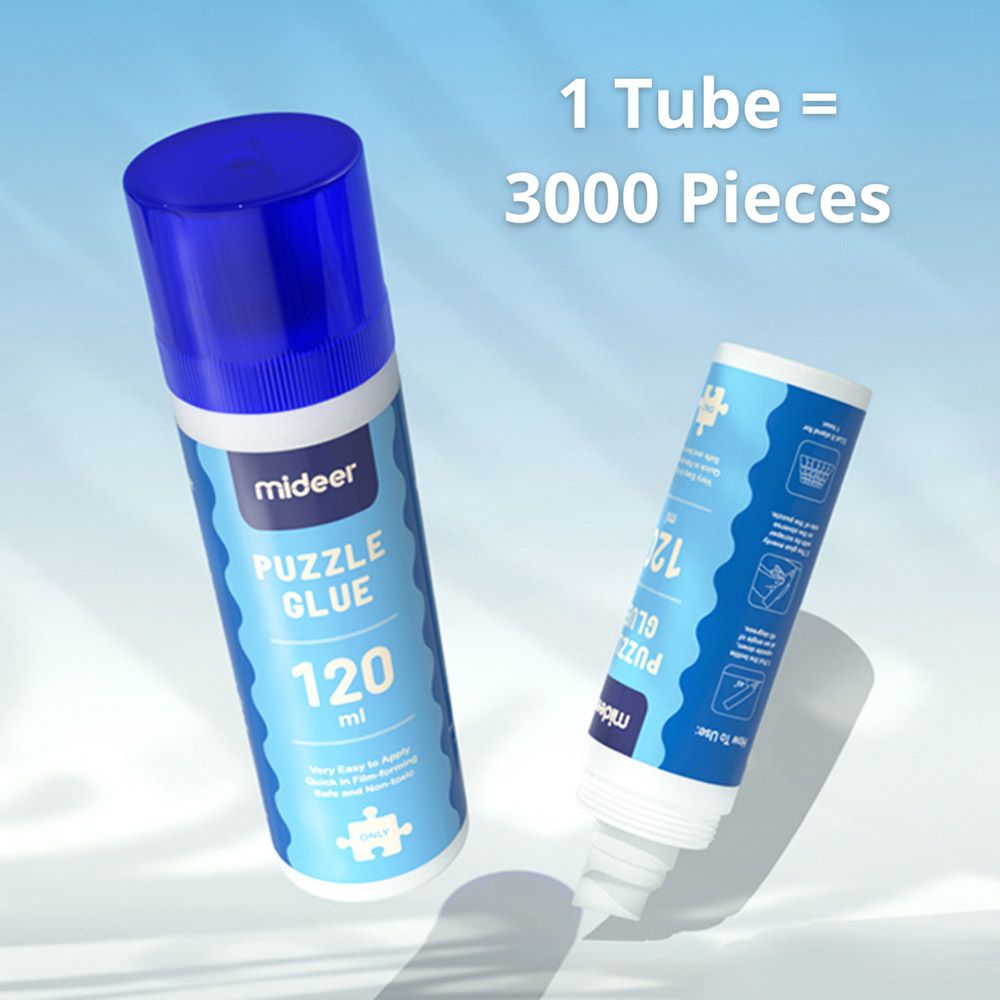 Mideer - Puzzle Glue - 120ml - Blue