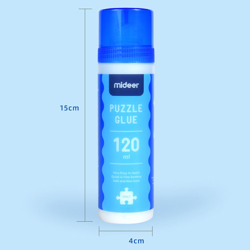 Mideer - Puzzle Glue - 120ml - Blue