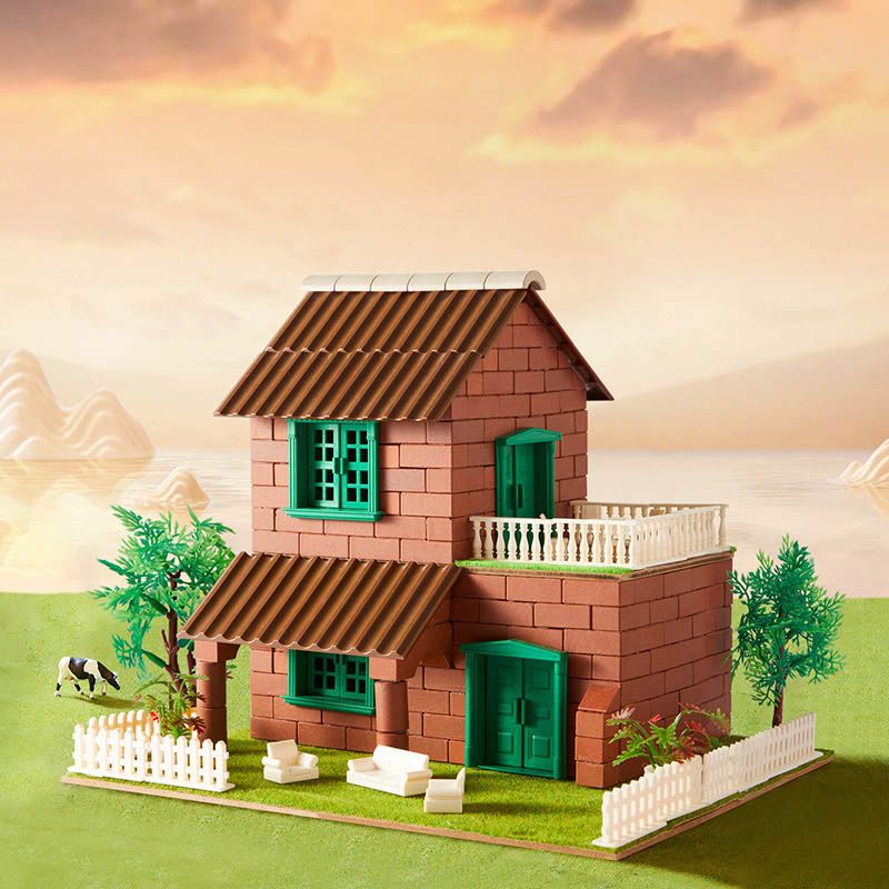 Mideer - My First Cottage Building Set - 364 pcs