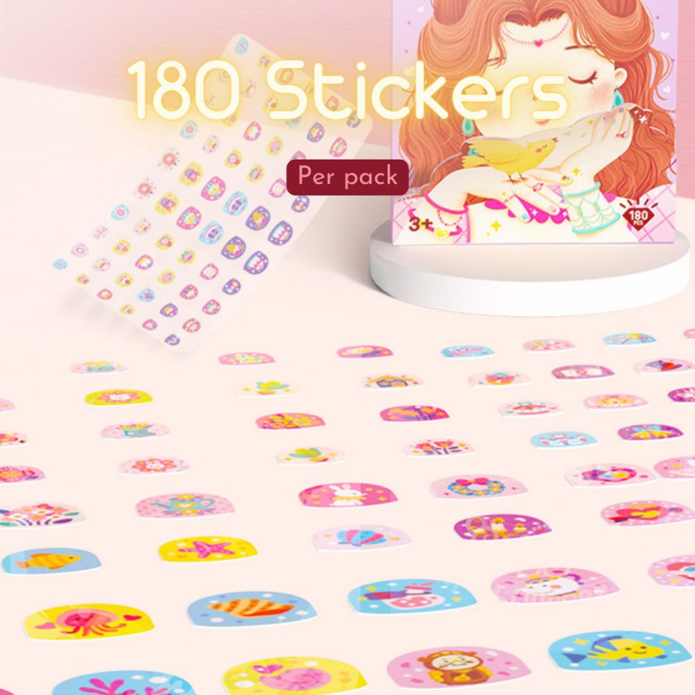 Mideer - Bling Bling Nail Stickers - High Tea Sweetie - 180pcs