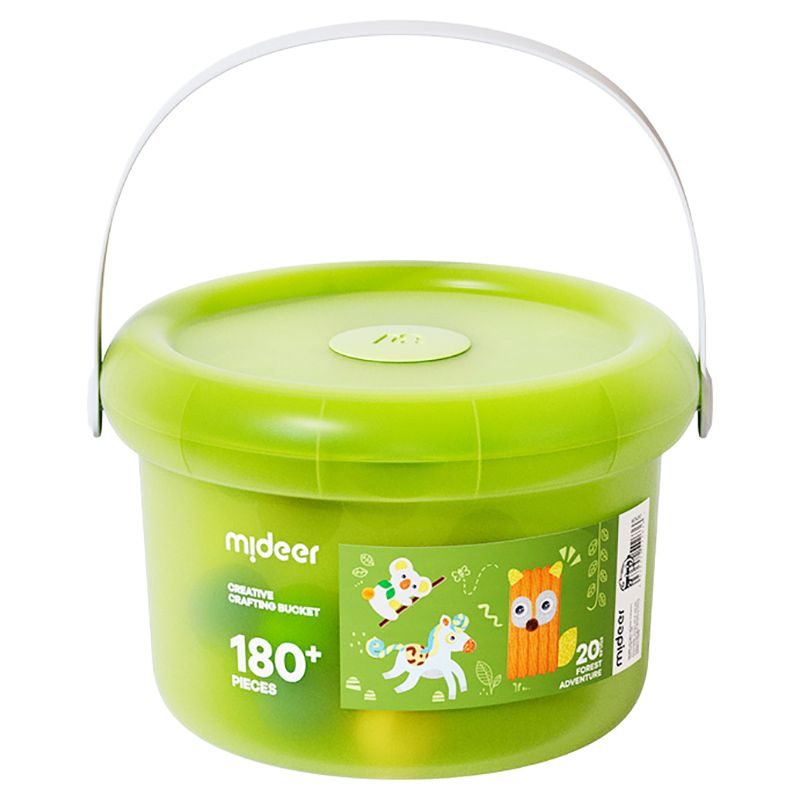 Mideer - DIY Craft Bucket - Forest Adventure - 180pcs - Green