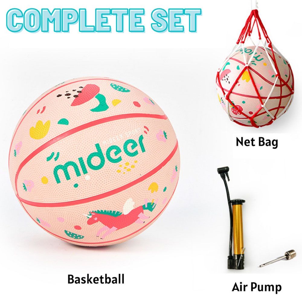 Mideer - Kids Basketball - Unicorn Size 3 - Pink