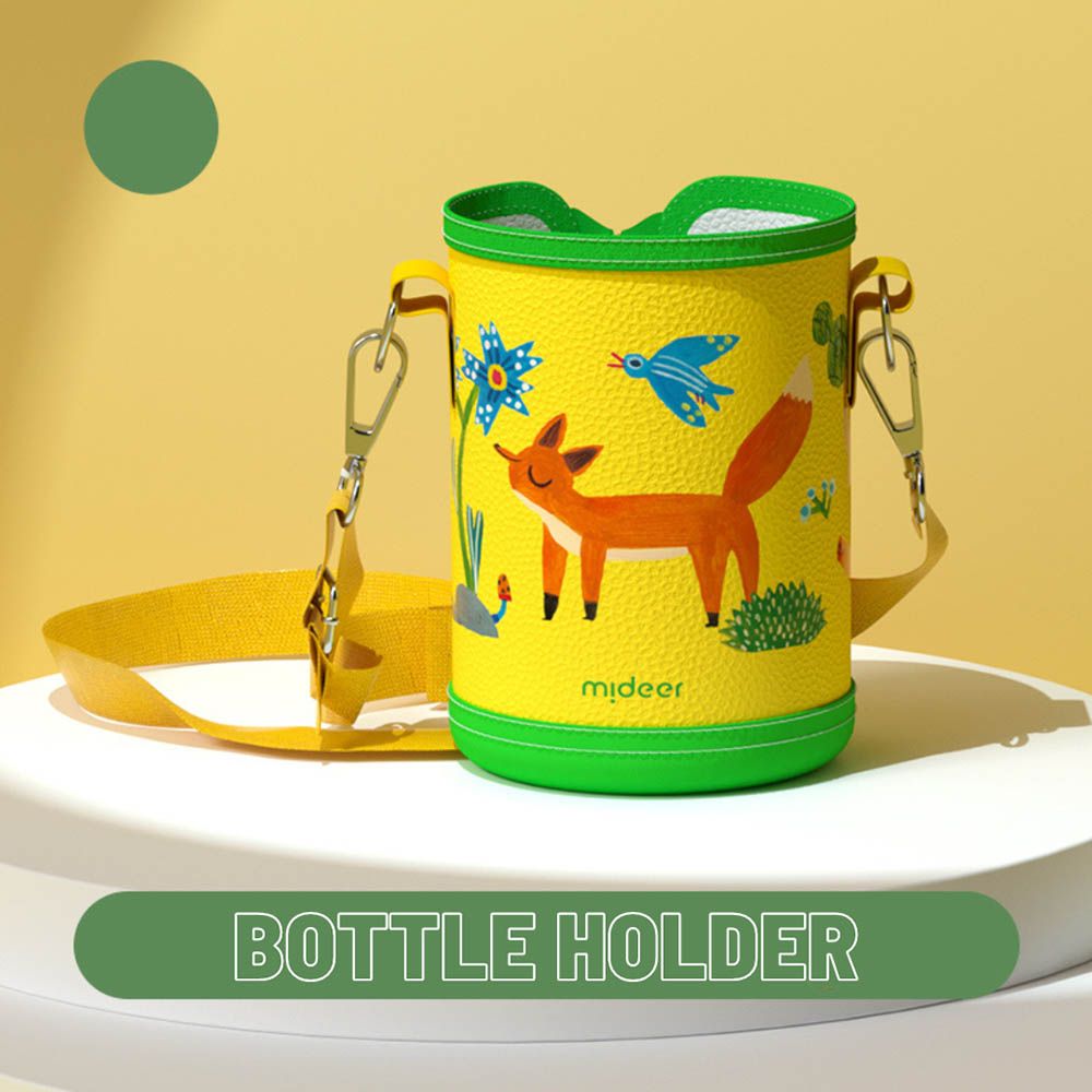 Mideer - Vacuum Insulated Bottle 450ml w/ Holder - Little Fox