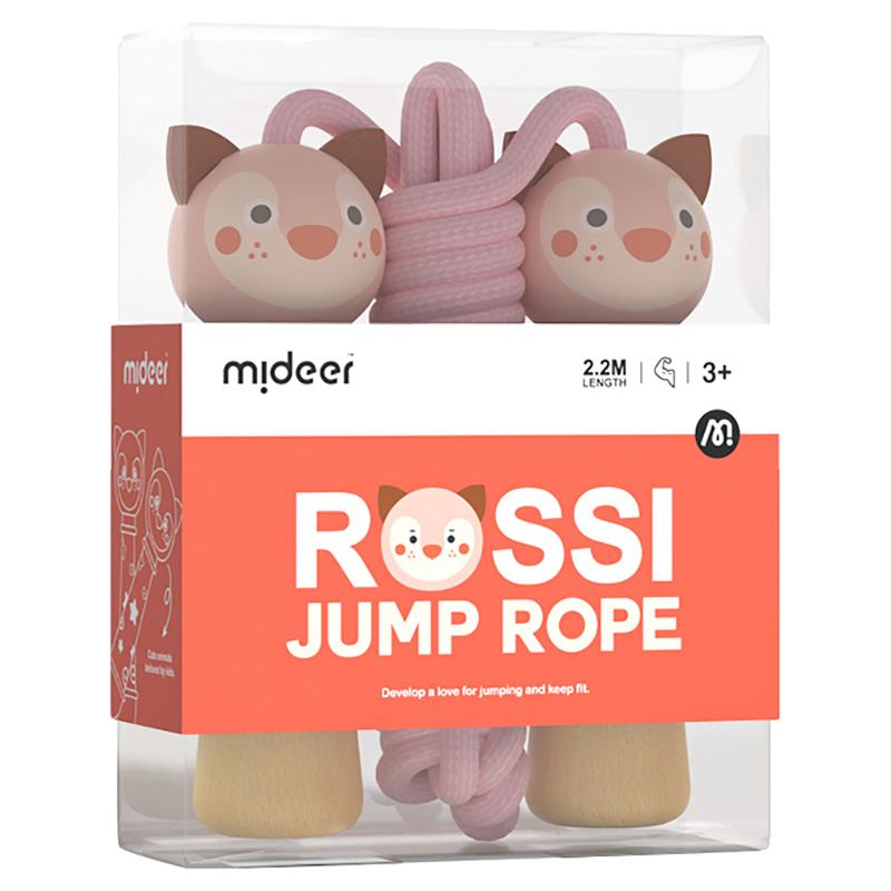 Mideer - Adjustable Jump Rope - Fox - Pink