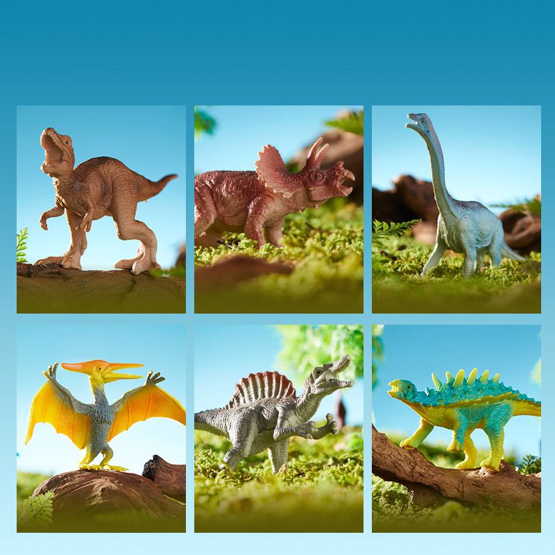 Mideer - Dinosaur Collectibles 6pcs