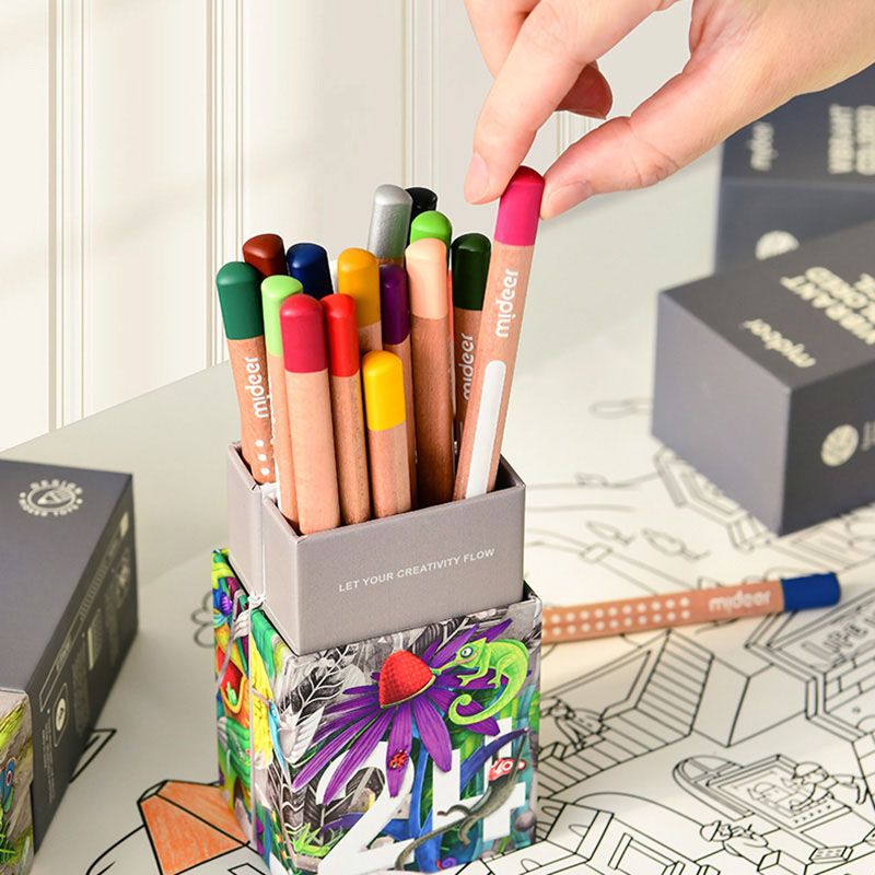 Mideer - Mideer Vibrant Coloring Pencils - 24