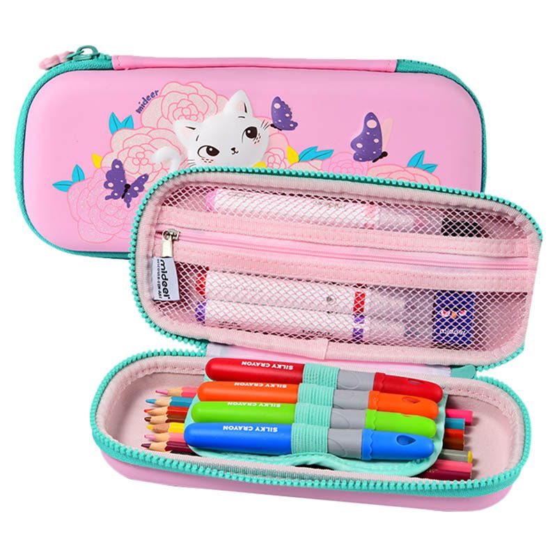 Mideer - Pink Cat Pencil Case - Small