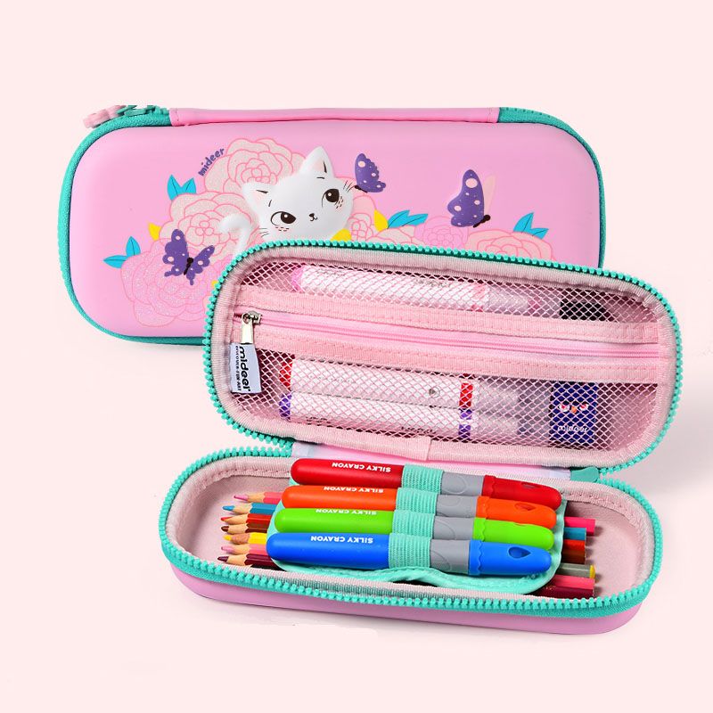 Mideer - Pink Cat Pencil Case - Small