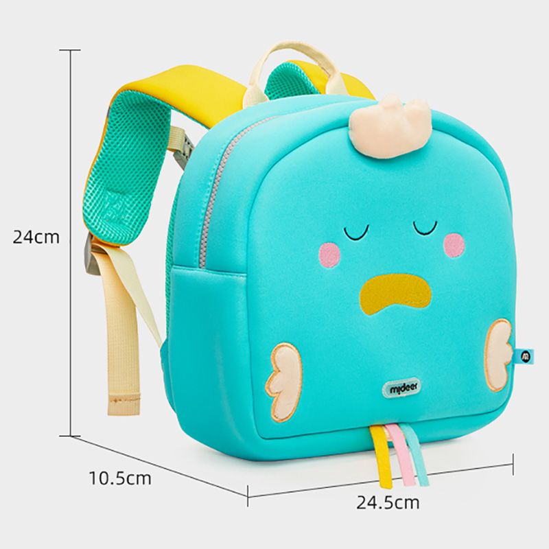 Mideer - Kids Backpack - 9-inch - Green Duck