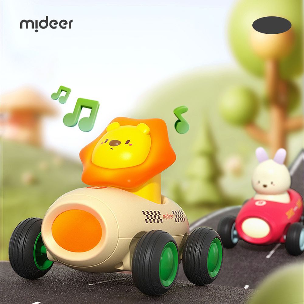 Mideer - Musical Car - Bonnie Bunny - Red