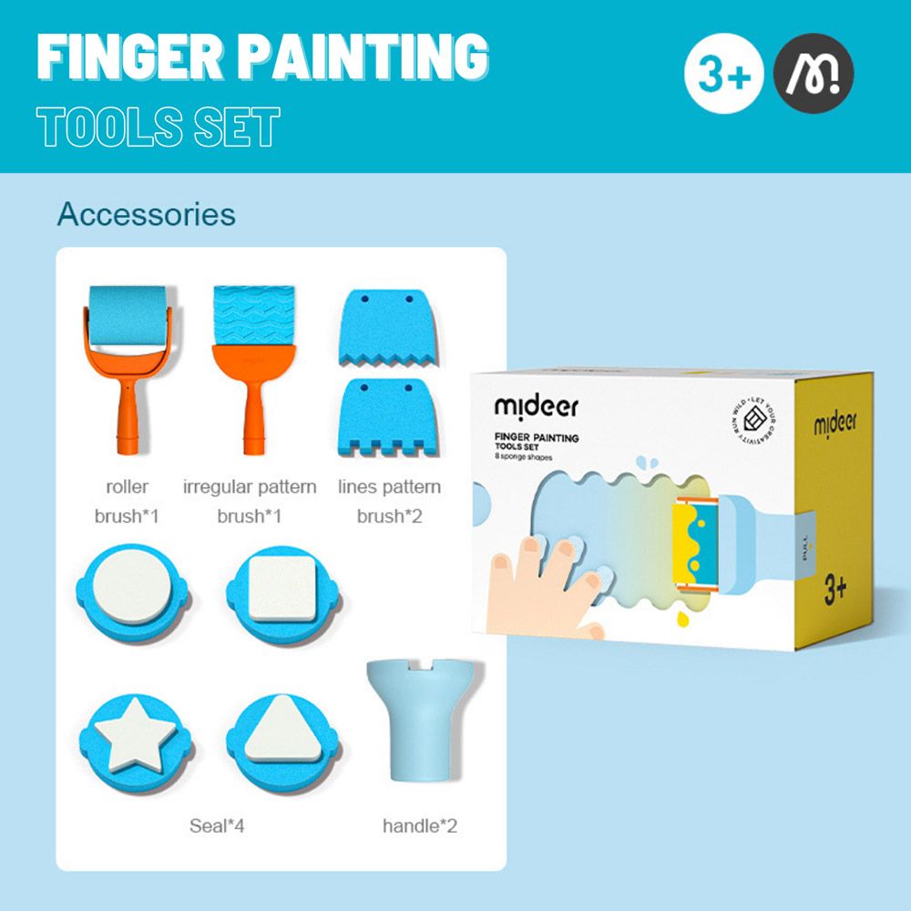 Mideer - Finger Painting Tools Set