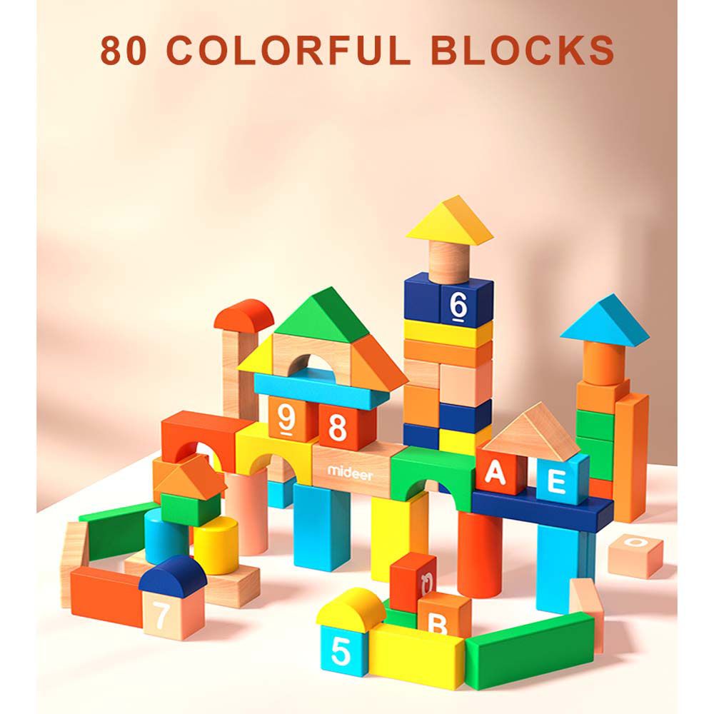 Mideer - Creative Building Blocks - 80pcs