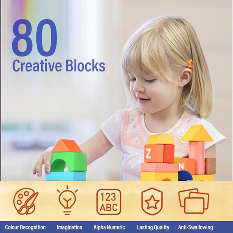 Mideer - Creative Building Blocks - 80pcs