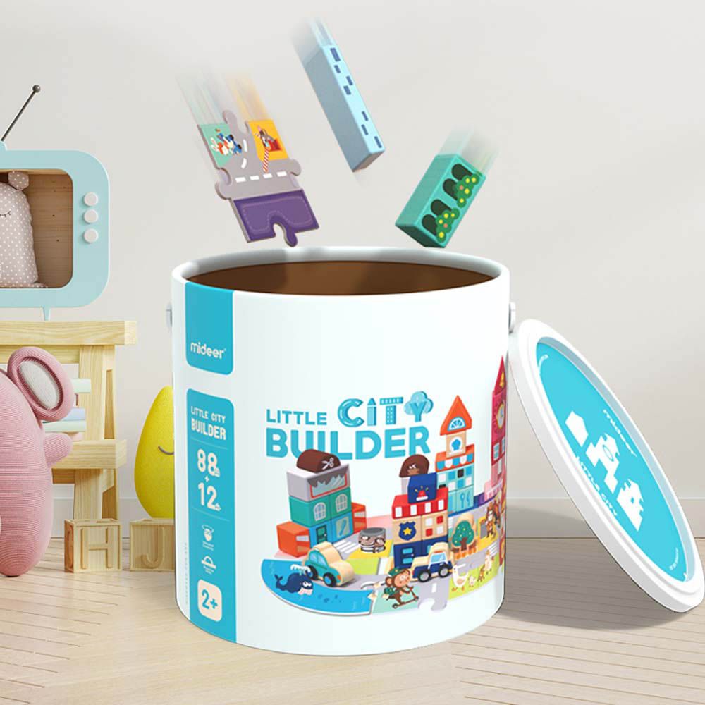 Mideer - Little City Builder Blocks - 100pcs