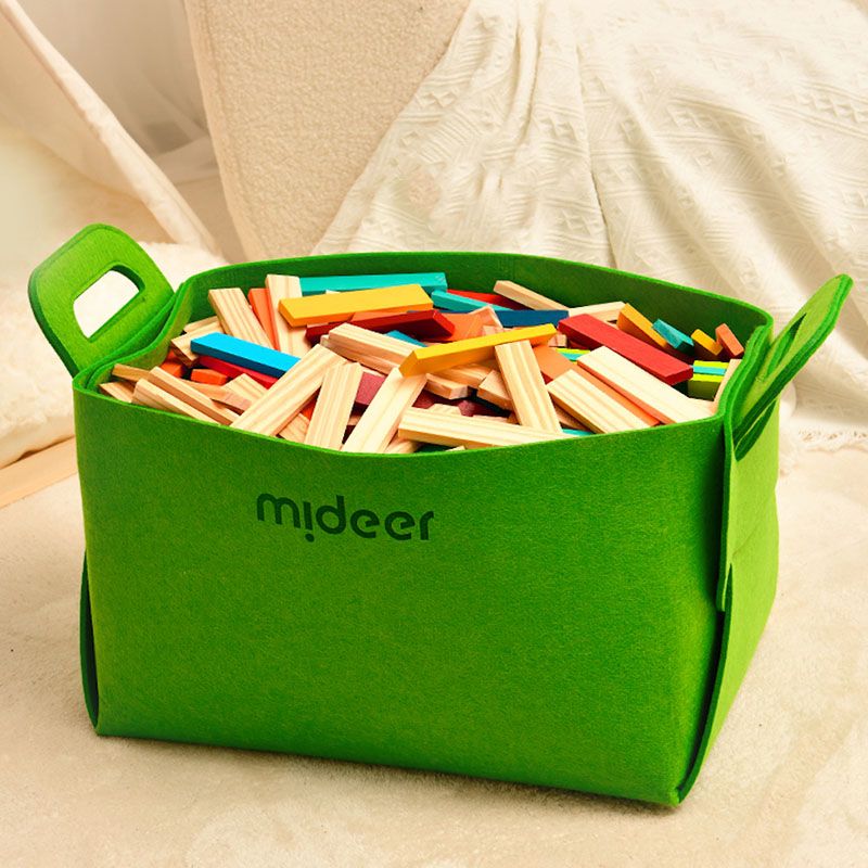 Mideer - Toys Fabric Basket - Green