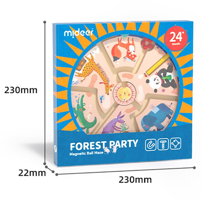 Mideer - Magnetic Ball Maze - Forest Party