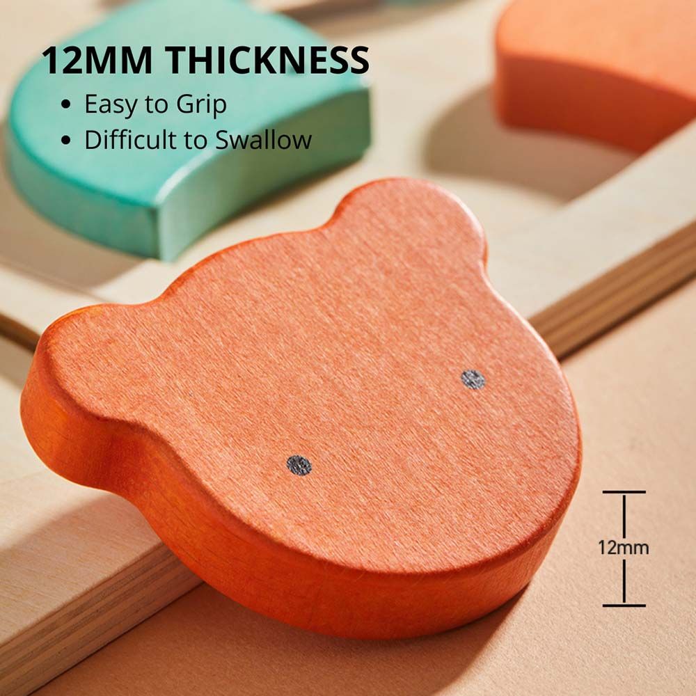 Mideer - Mini Wooden Puzzle - Rabbit - 4pcs